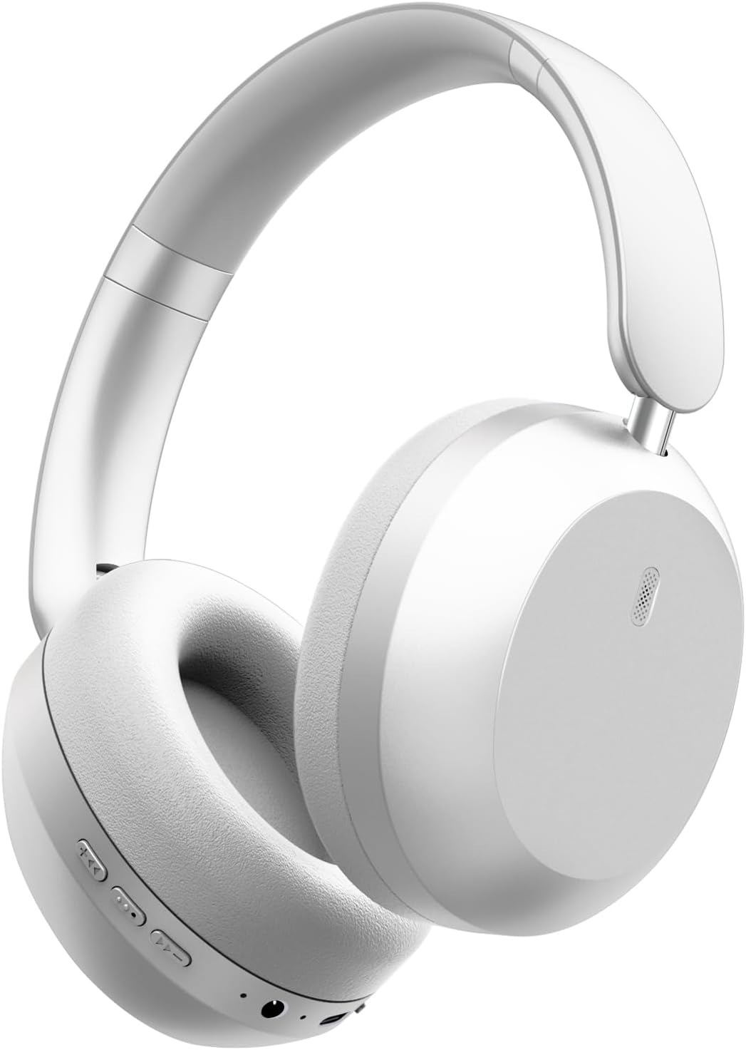 Y05 Bluetooth Headphones Wireless Over Ear Active Noise Cancelling with Microphone 48 Hours Playtime, High Sound Quality Foldable Soft Earpads Earphones for Travel – Silver Y05 Bluetooth Headphones Wireless Over Ear Active Noise Cancelling with Microphone 48 Hours Playtime, High Sound Quality Foldable Soft Earpads Earphones for Travel – Silver