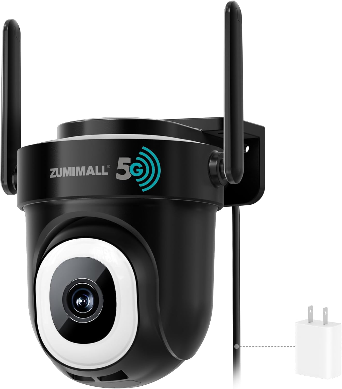 ZUMIMALL 5MP 5G Cameras for Home Security Outdoor, 24/7 Recording Security Camera Outdoor Wired, 360°PTZ Outdoor Security Camera, Auto Tracking, Motion&Noise Alert, Plug-in, Works with Alexa, IP66 ZUMIMALL 5MP 5G Cameras for Home Security Outdoor, 24/7 Recording Security Camera Outdoor Wired, 360°PTZ Outdoor Security Camera, Auto Tracking, Motion&Noise Alert, Plug-in, Works with Alexa, IP66