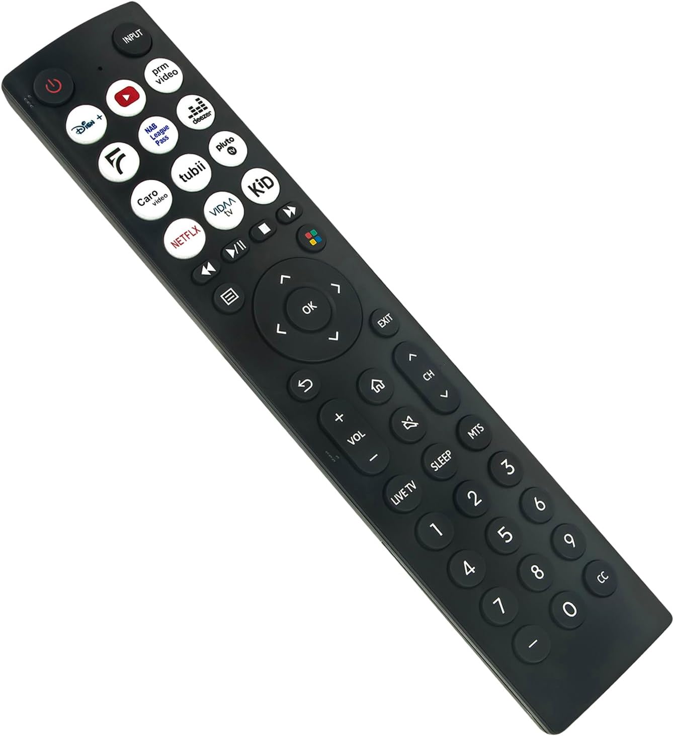 EN2F36H EN2F36 Replace Infrared Remote Control Compatible with Hisense 32A4KV 40A4KV 43A4KV 32″ 40″ 43″ Class A4 Series LED HD Smart Vidaa TV EN2F36H EN2F36 Replace Infrared Remote Control Compatible with Hisense 32A4KV 40A4KV 43A4KV 32″ 40″ 43″ Class A4 Series LED HD Smart Vidaa TV