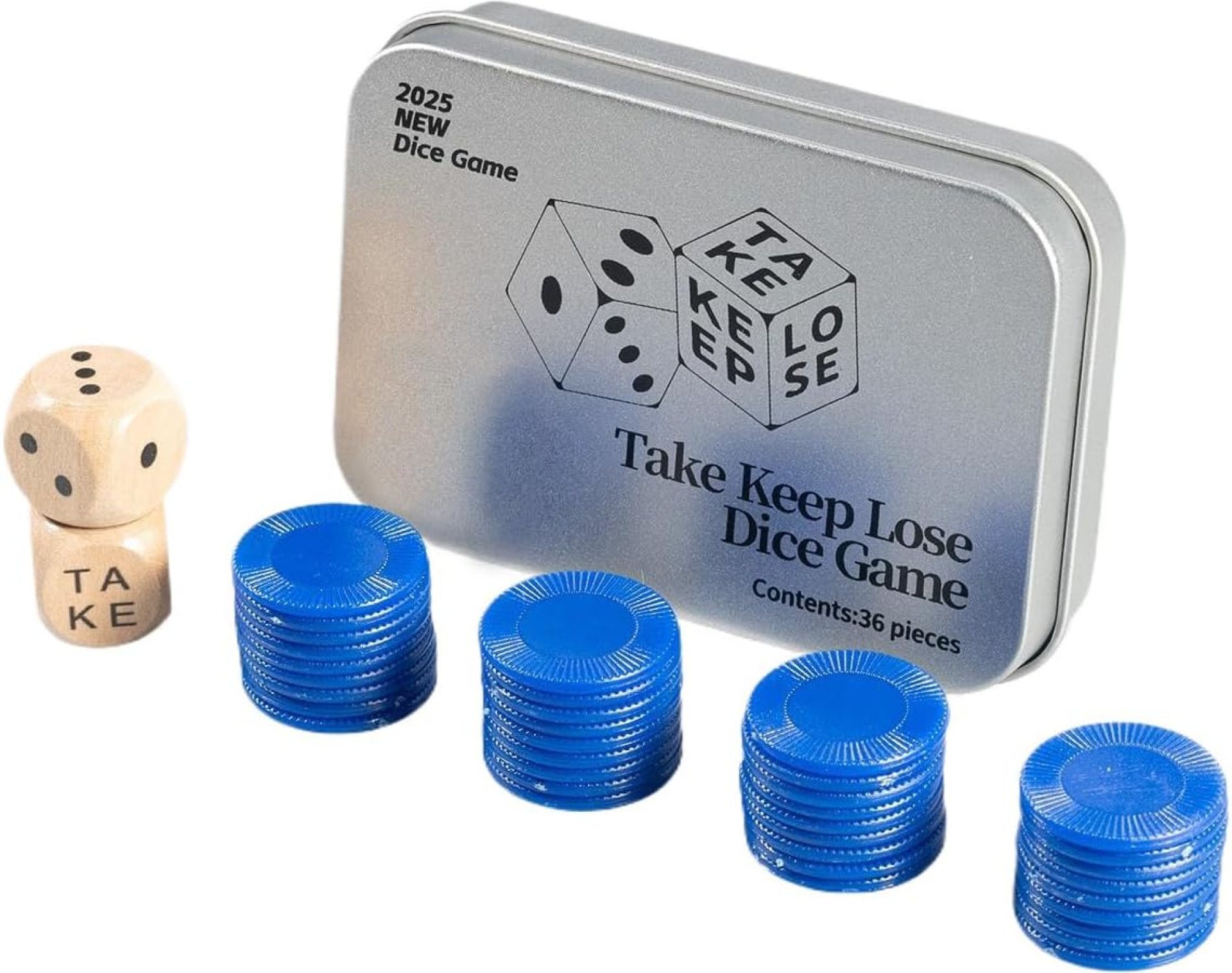 2025 Dice Game, Take Keep Lose Dice Game Set, Perfect for Board Game Party, Ideal Gift for Friends, Dad, Mom 2025 Dice Game, Take Keep Lose Dice Game Set, Perfect for Board Game Party, Ideal Gift for Friends, Dad, Mom