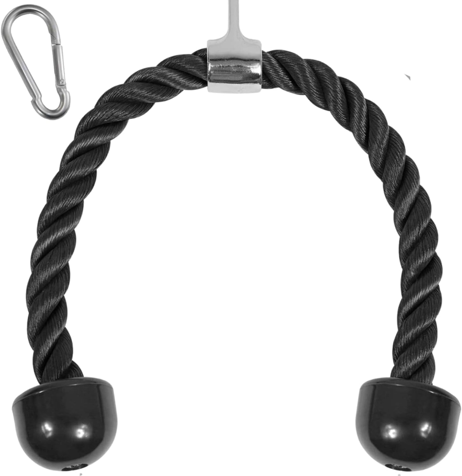 Yes4All Deluxe Tricep Rope Cable Attachment, 27 & 36 inch with 4 Colors, Exercise Machine Attachments Pulley System Gym Pull Down Rope with Carabiner Yes4All Deluxe Tricep Rope Cable Attachment, 27 & 36 inch with 4 Colors, Exercise Machine Attachments Pulley System Gym Pull Down Rope with Carabiner