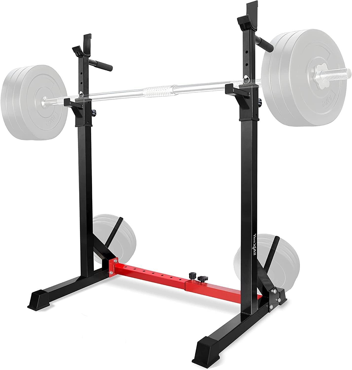 Yes4All Squat Rack for Home Gym, Adjustable Barbell Stand Rack, Multi-Function Weight Lifting, Dip Bar Station, Bench Press Rack Stand, Weight Plate Storage – Capacity Up to 600LBS Yes4All Squat Rack for Home Gym, Adjustable Barbell Stand Rack, Multi-Function Weight Lifting, Dip Bar Station, Bench Press Rack Stand, Weight Plate Storage – Capacity Up to 600LBS
