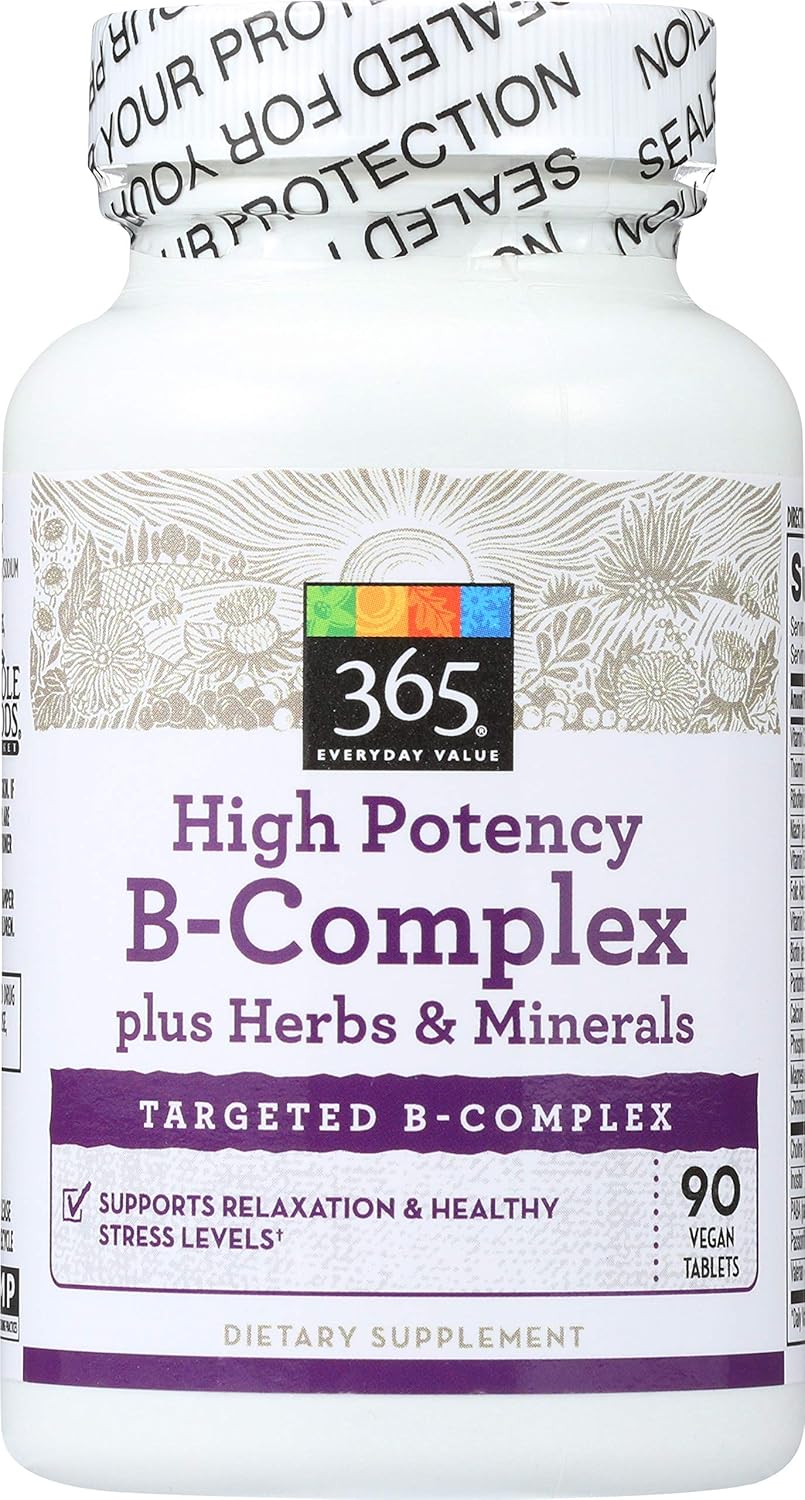 365 Everyday Value, High Potency B-Complex, 90 ct 365 Everyday Value, High Potency B-Complex, 90 ct