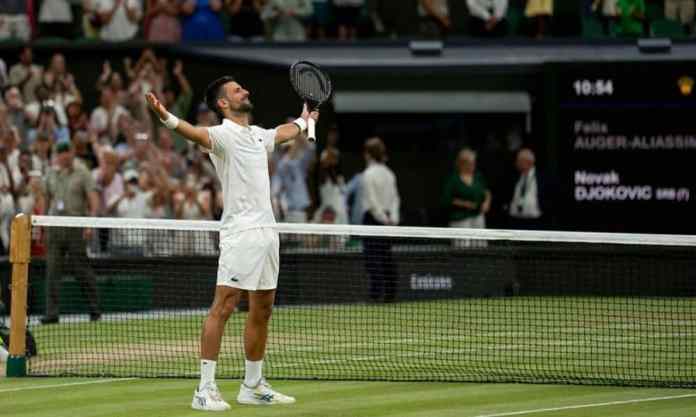 Djokovic vence batalha de 5 horas e define duelo com Sinner em Wimbledon Djokovic vence batalha de 5 horas e define duelo com Sinner em Wimbledon