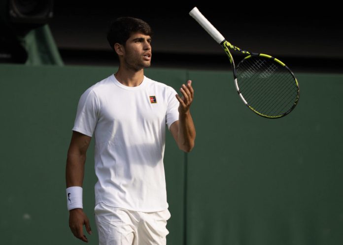 Tennisschläger von Carlos Alcaraz: Das Set-up des Weltranglistenersten Tennisschläger von Carlos Alcaraz: Das Set-up des Weltranglistenersten