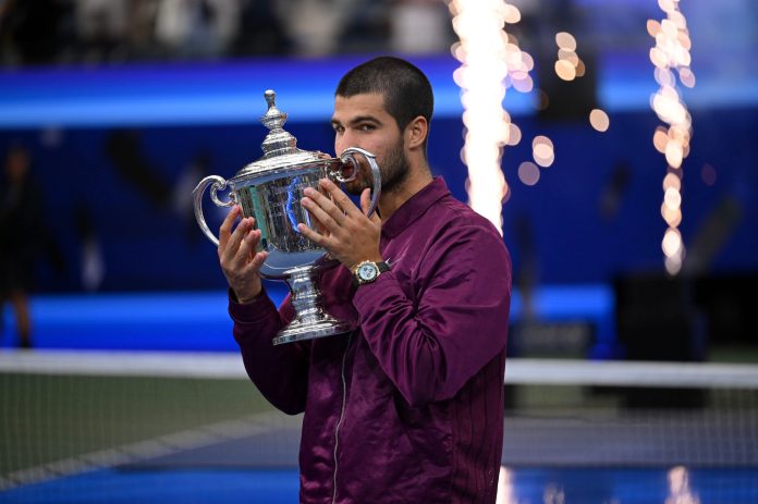 US Open, Alcaraz e il montepremi di 5 milioni: ne verserà in tasse quasi la metà US Open, Alcaraz e il montepremi di 5 milioni: ne verserà in tasse quasi la metà