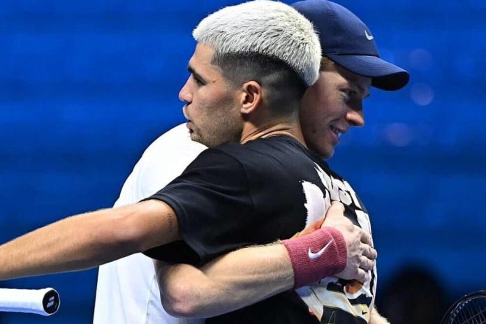 Stefano Massari: “Sinner può essere più costante ai vertici. Ma il picco di Alcaraz è più alto” Stefano Massari: “Sinner può essere più costante ai vertici. Ma il picco di Alcaraz è più alto”