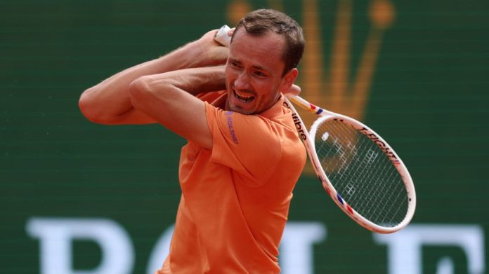 Medvedev mangles racket during 6-0, 6-0 loss Medvedev mangles racket during 6-0, 6-0 loss