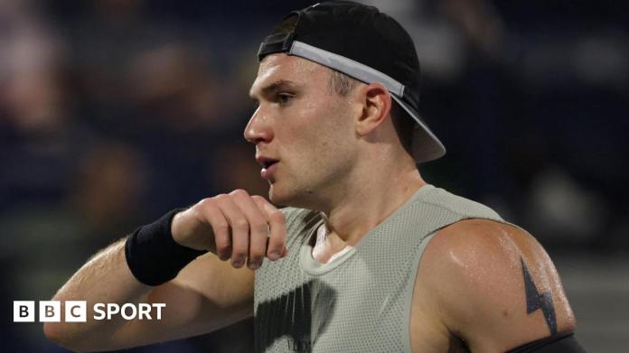 <div>Britains Draper beaten by Rinderknech in Dubai</div> <div>Britain's Draper beaten by Rinderknech in Dubai</div>