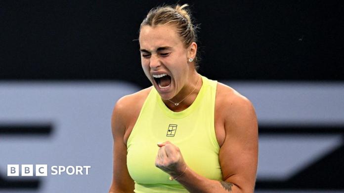 Dominant Sabalenka reaches Brisbane final Dominant Sabalenka reaches Brisbane final