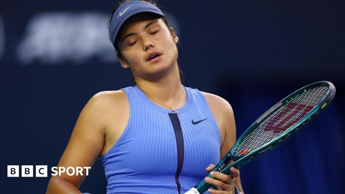 Raducanu retires in Wuhan Open first round Raducanu retires in Wuhan Open first round