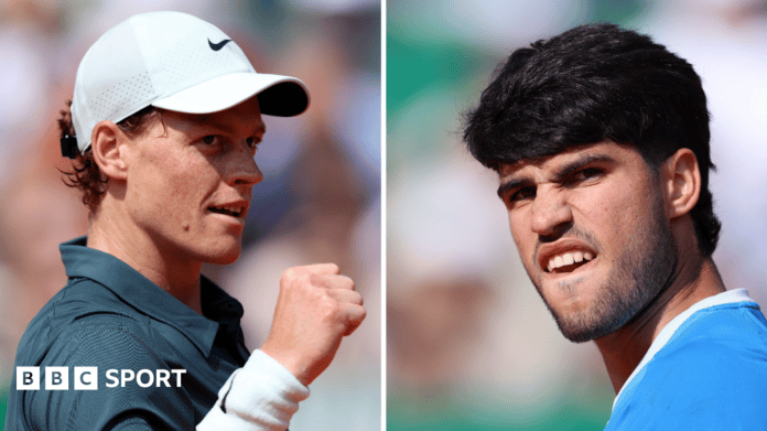 Alcaraz faces Sinner in Monte Carlo final Alcaraz faces Sinner in Monte Carlo final