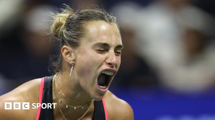 <div>Sabalenka has machine-like consistency - but shes no robot</div> <div>Sabalenka has machine-like consistency - but she's no 'robot'</div>
