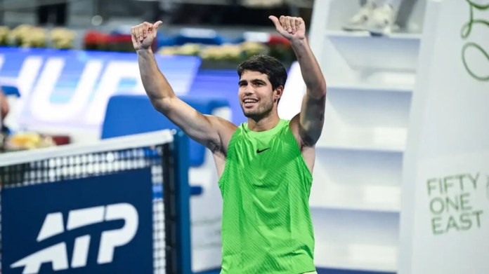 A qué hora juega Alcaraz contra Rublev en Doha: horario y dónde ver en TV las semifinales A qué hora juega Alcaraz contra Rublev en Doha: horario y dónde ver en TV las semifinales