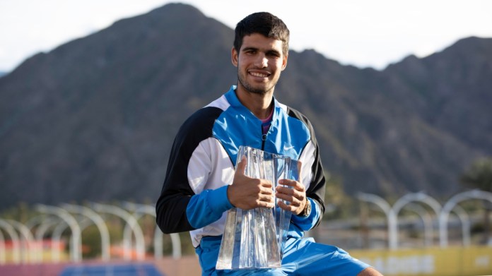 Alcaraz estará una semana en Murcia antes de viajar el próximo domingo a Indian Wells Alcaraz estará una semana en Murcia antes de viajar el próximo domingo a Indian Wells