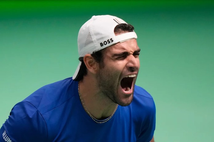 Berrettini puts Italy 1-0 ahead of Austria in Davis Cup quarterfinal Berrettini puts Italy 1-0 ahead of Austria in Davis Cup quarterfinal