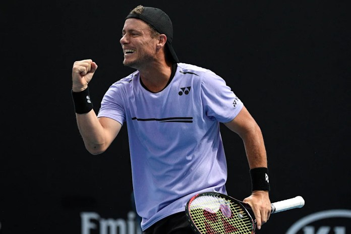 A family affair: Lleyton Hewitt to play doubles with son Cruz at an Australian tennis event A family affair: Lleyton Hewitt to play doubles with son Cruz at an Australian tennis event