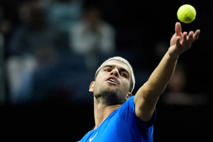 Alcaraz reaches Japan Open quarterfinals and praises physio for ankle treatment Alcaraz reaches Japan Open quarterfinals and praises physio for ankle treatment