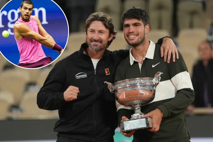 Carlos Alcaraz mysteriously splits with coach after US Open triumph Carlos Alcaraz mysteriously splits with coach after US Open triumph