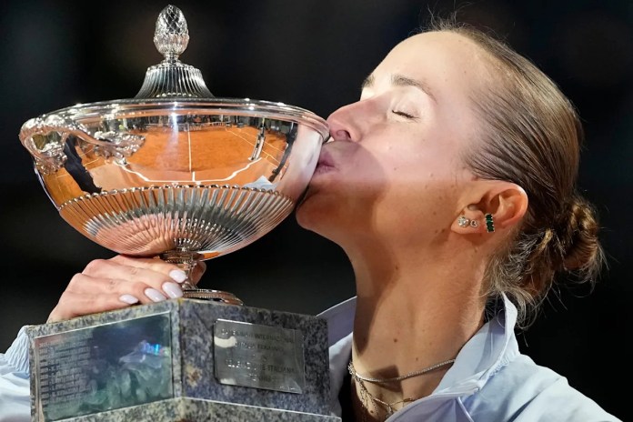 Elina Svitolina and Marta Kostyuk raise trophies for war-torn Ukraine on the tennis court Elina Svitolina and Marta Kostyuk raise trophies for war-torn Ukraine on the tennis court