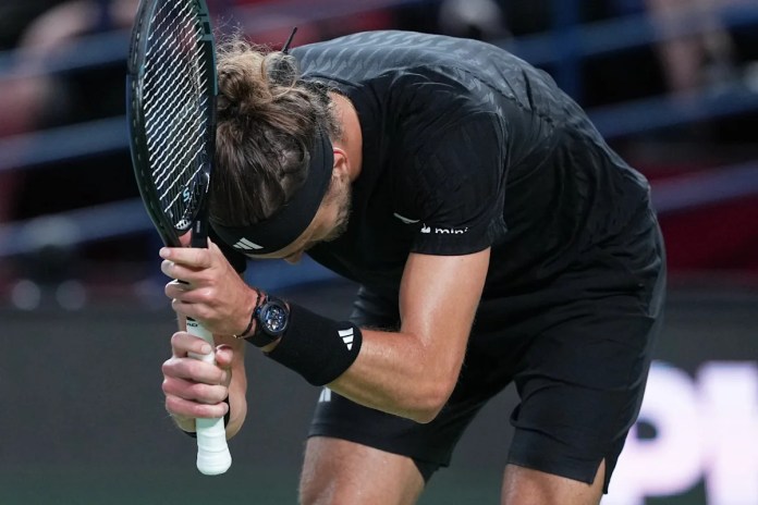 Zverev ousted by 54th-ranked Rinderknech in his opening match at Shanghai Masters Zverev ousted by 54th-ranked Rinderknech in his opening match at Shanghai Masters