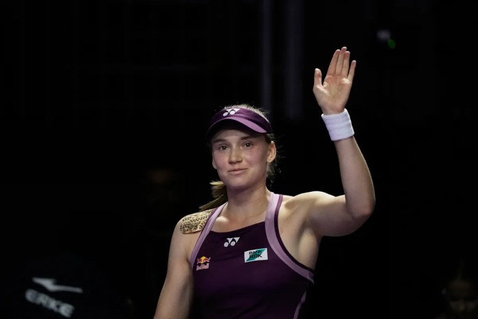 Rybakina beats Pegula and moves into title match at the WTA Finals Rybakina beats Pegula and moves into title match at the WTA Finals