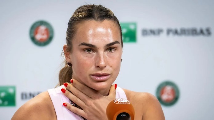 Sabalenka cuts media short as French Open players protest Sabalenka cuts media short as French Open players protest