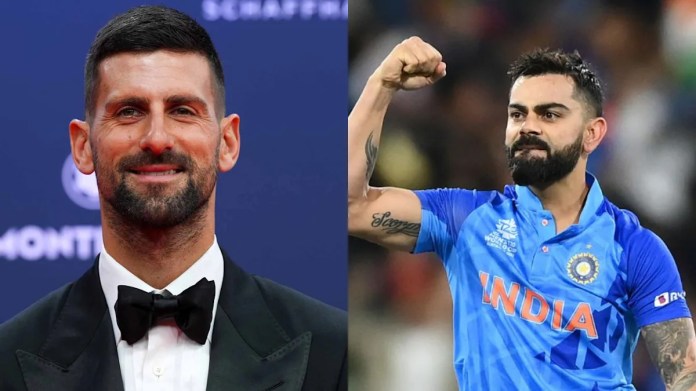 <div>Virat Kohli is the reason I follow cricket: Novak Djokovic’s big reveal at Laureus Awards</div> <div>'Virat Kohli is the reason I follow cricket': Novak Djokovic’s big reveal at Laureus Awards</div>