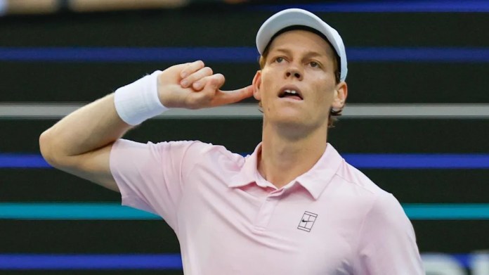 Sinner extends record run with Miami win Sinner extends record run with Miami win