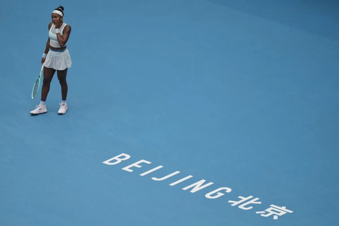 Coco Gauff loses 6-1, 6-2 to Amanda Anisimova in China Open semifinals Coco Gauff loses 6-1, 6-2 to Amanda Anisimova in China Open semifinals