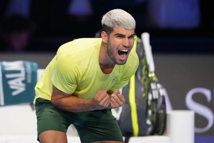 <div>Carlos Alcarazs season is done but the tennis stars year isnt</div> <div>Carlos Alcaraz's season is done but the tennis star's year isn't</div>