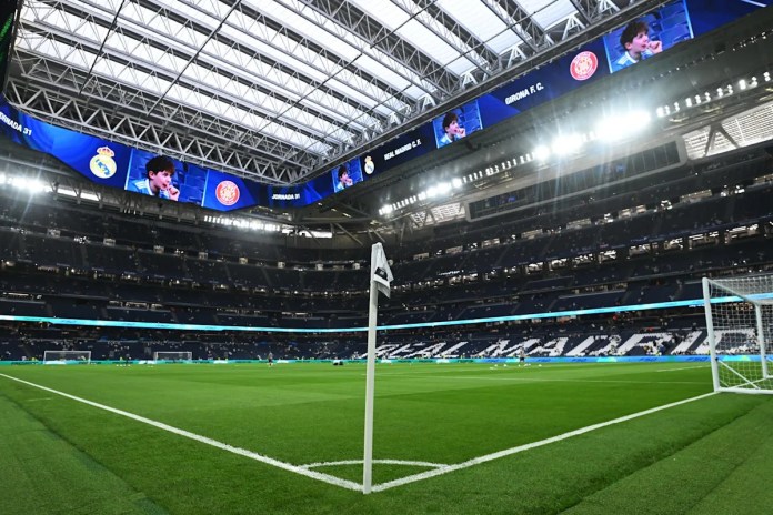 Real Madrid transform Santiago Bernabeu into tennis arena for Madrid Open Real Madrid transform Santiago Bernabeu into tennis arena for Madrid Open