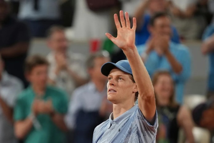 Jannik Sinner discusses his Eiffel Tower Lego project after 1st-round win at French Open Jannik Sinner discusses his Eiffel Tower Lego project after 1st-round win at French Open
