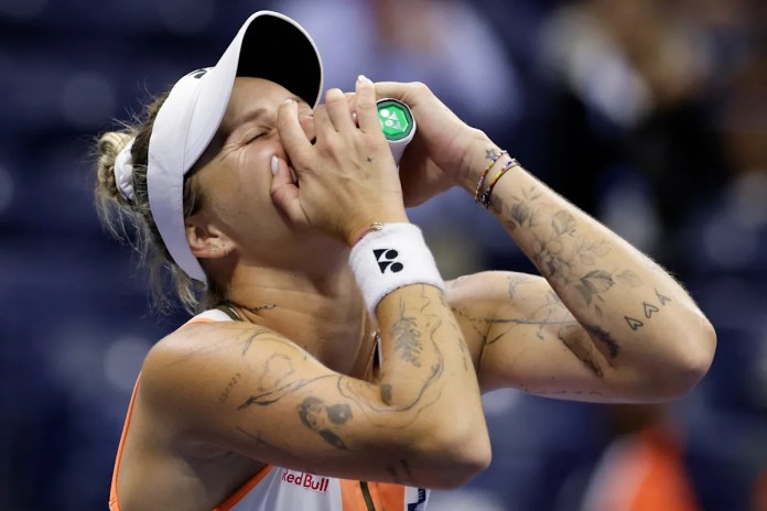 Defending US Open champ Aryna Sabalenka returns to the semifinals when Marketa Vondrousova withdraws Defending US Open champ Aryna Sabalenka returns to the semifinals when Marketa Vondrousova withdraws