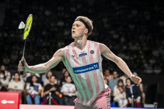 <div>Denmarks Antonsen wins badminton Thailand Open title</div> <div>Denmark's Antonsen wins badminton Thailand Open title</div>