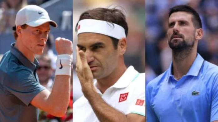 Jannik Sinner Overtakes Roger Federer as He Now Sets His Eyes on Novak Djokovic’s Feat in Rome Jannik Sinner Overtakes Roger Federer as He Now Sets His Eyes on Novak Djokovic’s Feat in Rome