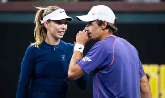 Alex de Minaur shares how he and Katie Boulter first met on Tour Alex de Minaur shares how he and Katie Boulter first met on Tour
