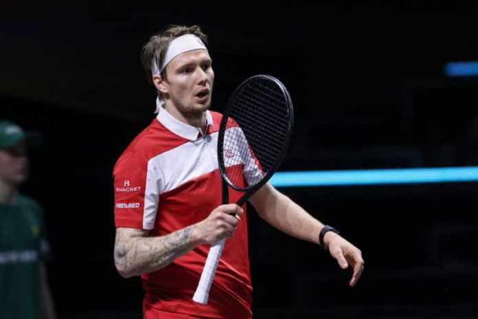 Alexander Bublik reacts after moving level with Carlos Alcaraz on 2026 ATP list Alexander Bublik reacts after moving level with Carlos Alcaraz on 2026 ATP list