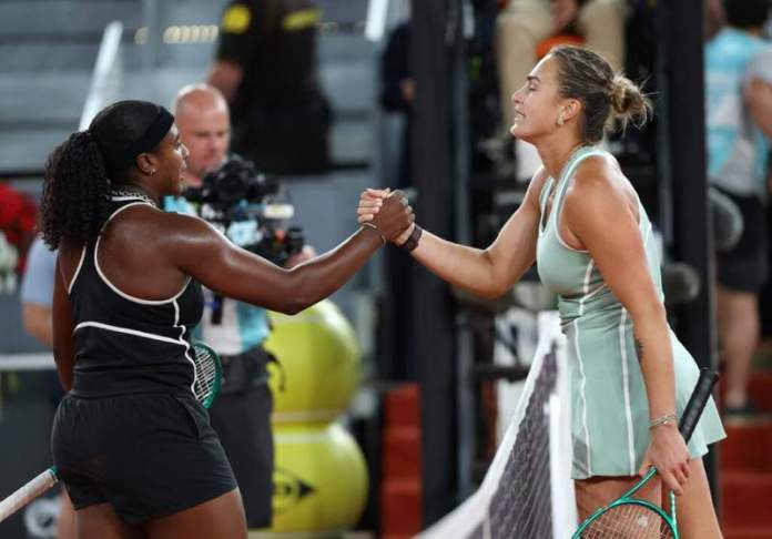 Aryna Sabalenka reflects on missed chances vs Baptiste in Madrid Aryna Sabalenka reflects on missed chances vs Baptiste in Madrid