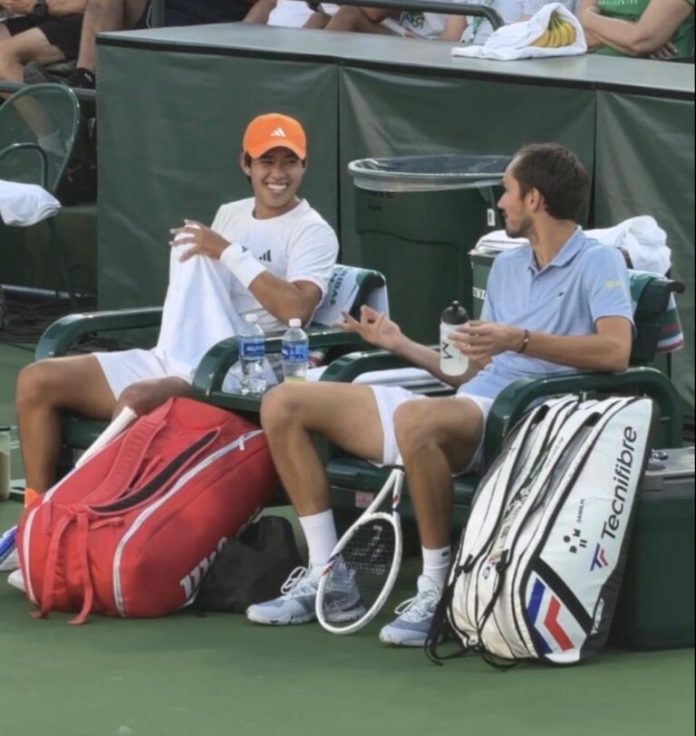 The Daniil Medvedev and Learner Tien doubles team is eliminated way too soon at Indian Wells The Daniil Medvedev and Learner Tien doubles team is eliminated way too soon at Indian Wells