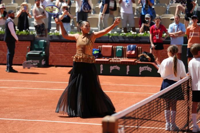 Naomi Osaka criticised by opponent for breaking rules with French Open ‘fashion show’ Naomi Osaka criticised by opponent for breaking rules with French Open ‘fashion show’