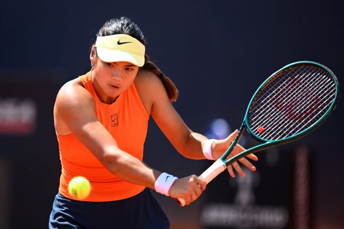 Emma Raducanu edged out by Diane Parry in first match in two months Emma Raducanu edged out by Diane Parry in first match in two months