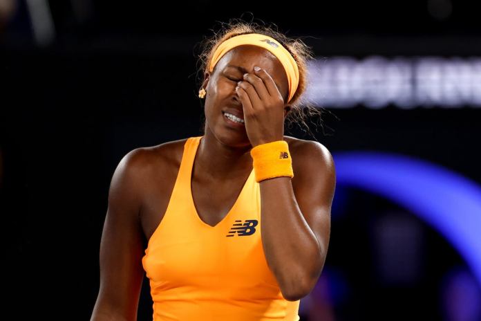 Coco Gauff knocked out of Australian Open in brutal 59-minute collapse Coco Gauff knocked out of Australian Open in brutal 59-minute collapse