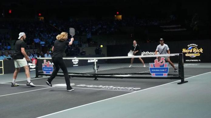 Where to watch Pickleball Slam 4: Channel, time, TV schedule, live stream for Andre Agassi, Genie Bouchard and more Where to watch Pickleball Slam 4: Channel, time, TV schedule, live stream for Andre Agassi, Genie Bouchard and more