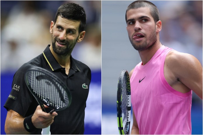 Novak Djokovic v Carlos Alcaraz start time: When is US Open semi-final? Novak Djokovic v Carlos Alcaraz start time: When is US Open semi-final?