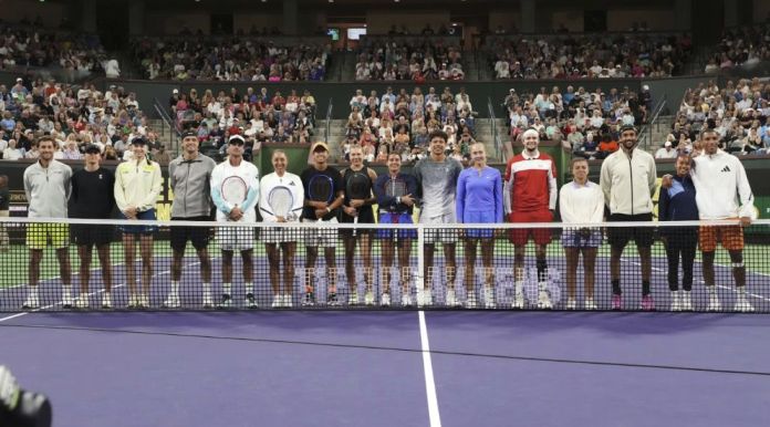 Eisenhower Cup: trionfano Fritz e Rybakina in una serata di spettacolo e beneficenza. Berrettini-Paolini sconfitti ai quarti (Video dell’intero torneo) Eisenhower Cup: trionfano Fritz e Rybakina in una serata di spettacolo e beneficenza. Berrettini-Paolini sconfitti ai quarti (Video dell’intero torneo)