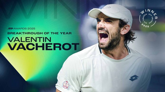 ATP Award 2025: Valentin Vacherot vince il premio “Breakthrough of the Year” ATP Award 2025: Valentin Vacherot vince il premio “Breakthrough of the Year”
