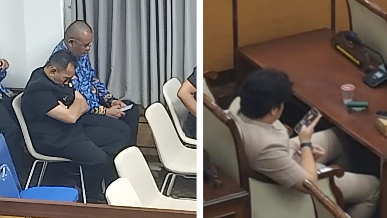 APBD Dibahas, Pejabat Lalai: Kepala Disdik Tidur, Anggota Dewan Main HP APBD Dibahas, Pejabat Lalai: Kepala Disdik Tidur, Anggota Dewan Main HP
