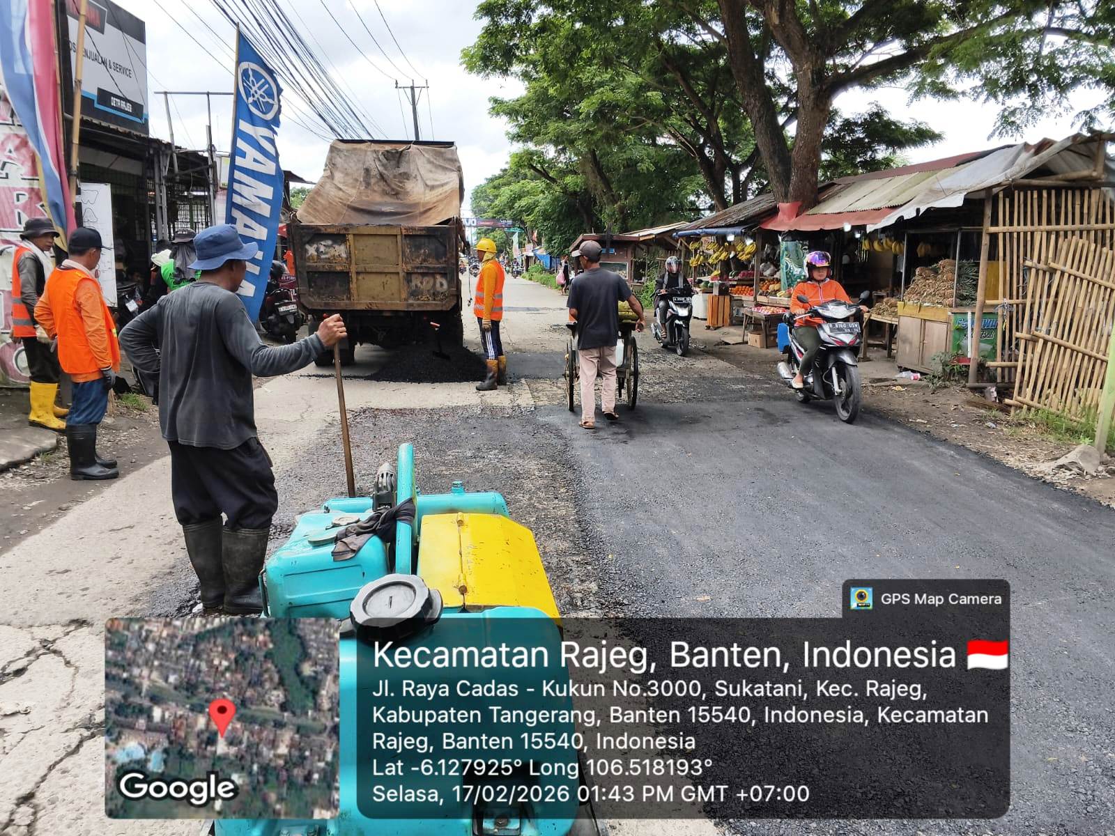 UPTD JJ Wilayah VII Dinas Bina Marga dan SDA Kabupaten Tangerang Perbaiki Jalan Kukun, Daon, dan Jambu di Rajeg UPTD JJ Wilayah VII Dinas Bina Marga dan SDA Kabupaten Tangerang Perbaiki Jalan Kukun, Daon, dan Jambu di Rajeg