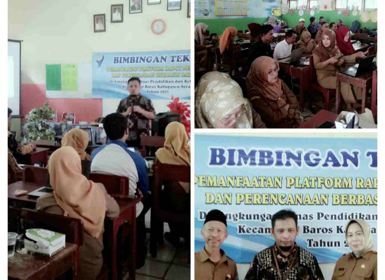 Bimtek Pemanfaatan Platform Rapot Pendidikan dan PBD dilingkungan P dan K Kec. Baros Berjalan Lancar Bimtek Pemanfaatan Platform Rapot Pendidikan dan PBD dilingkungan P dan K Kec. Baros Berjalan Lancar